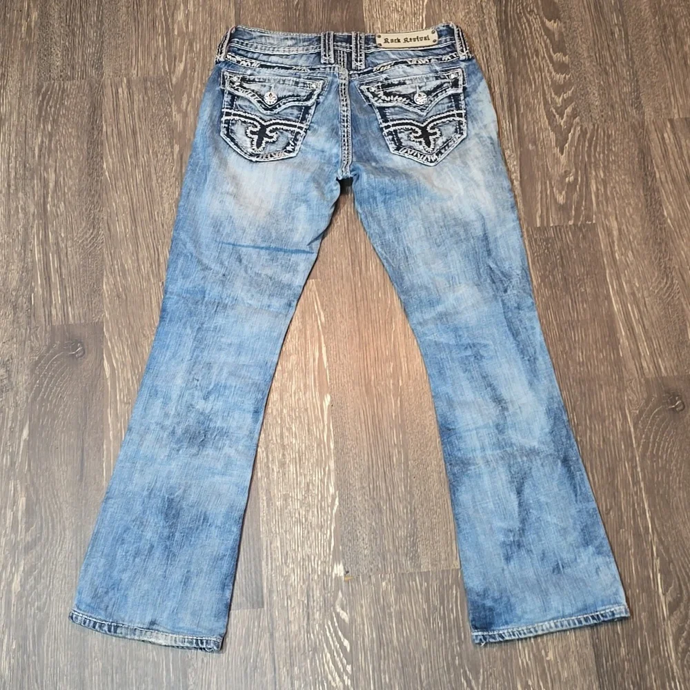 Rock Revival Abbie Flare Jeans 27W 29L